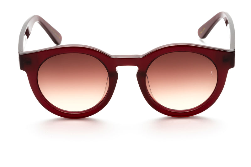 Soelae round sunglasses in red