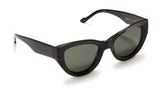 Harper Black Women's Oversized Acetate Sunglasses Sunday Somewhere