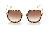 Sunday Somewhere Elizabeth Tokyo Tort Woman's Square Sunglasses