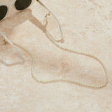 Beaded Chain in Purple