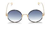 Sunday Somewhere Yetti Duo in Blue Tort Unisex Round Sunglasses 