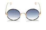 Sunday Somewhere Yetti Duo in Blue Tort Unisex Round Sunglasses
