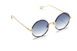 Sunday Somewhere Yetti Duo in Blue Tort Unisex Round Sunglasses