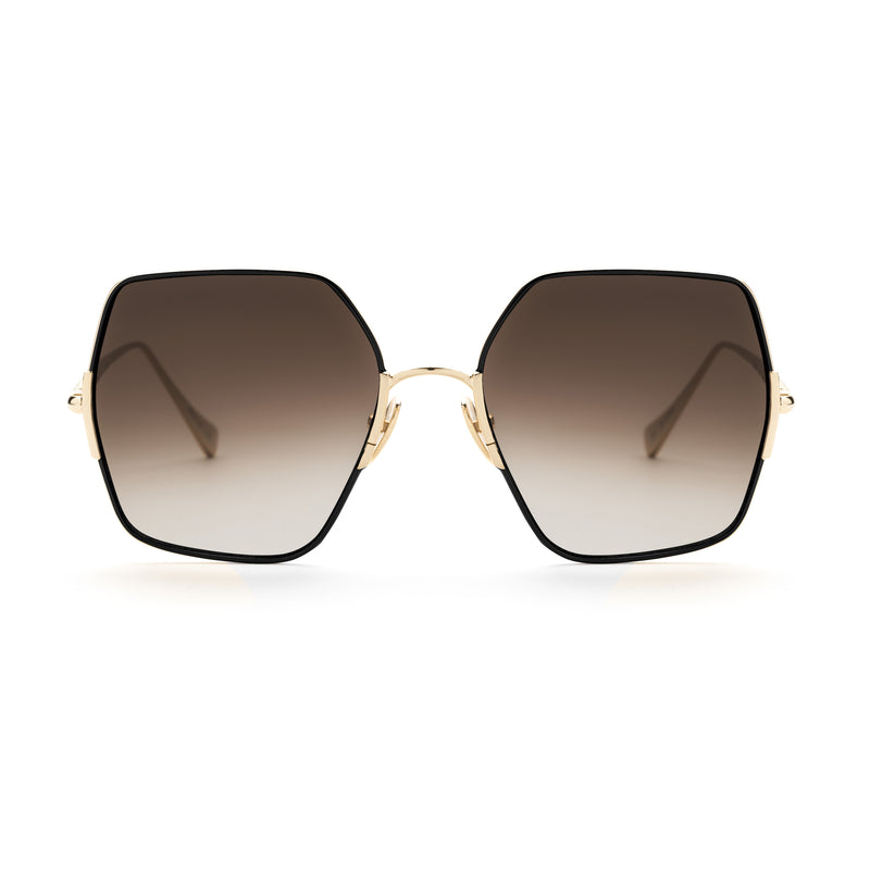 Eden Shiny Gold | Unisex Geometric Sunglasses | Sunday Somewhere ...