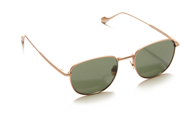 Sunday Somewhere Cam in Gold Unisex Metal Sunglasses 