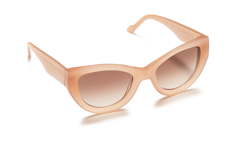 Sunday Somewhere Harper Pink Women's Oversized Acetate Sunglasses 
