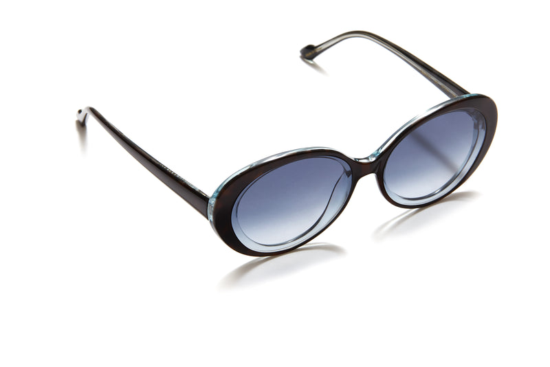Sunday Somewhere Juniper in Tort Women's Round Acetate Sunglasses