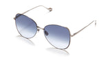 Sunday Somewhere Pip in Silver Women's Oversized Metal Sunglasses 