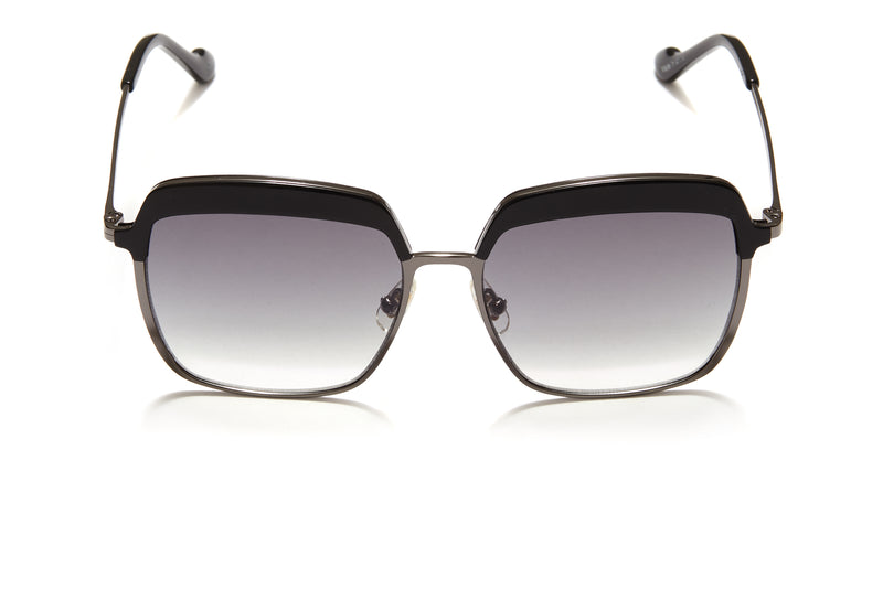 Sunday Somewhere Stella in Black Unisex Oversized Combination Sunglasses