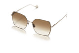 Sunday Somewhere Suja in Gun Metal Unisex Oversized Square Sunglasses 