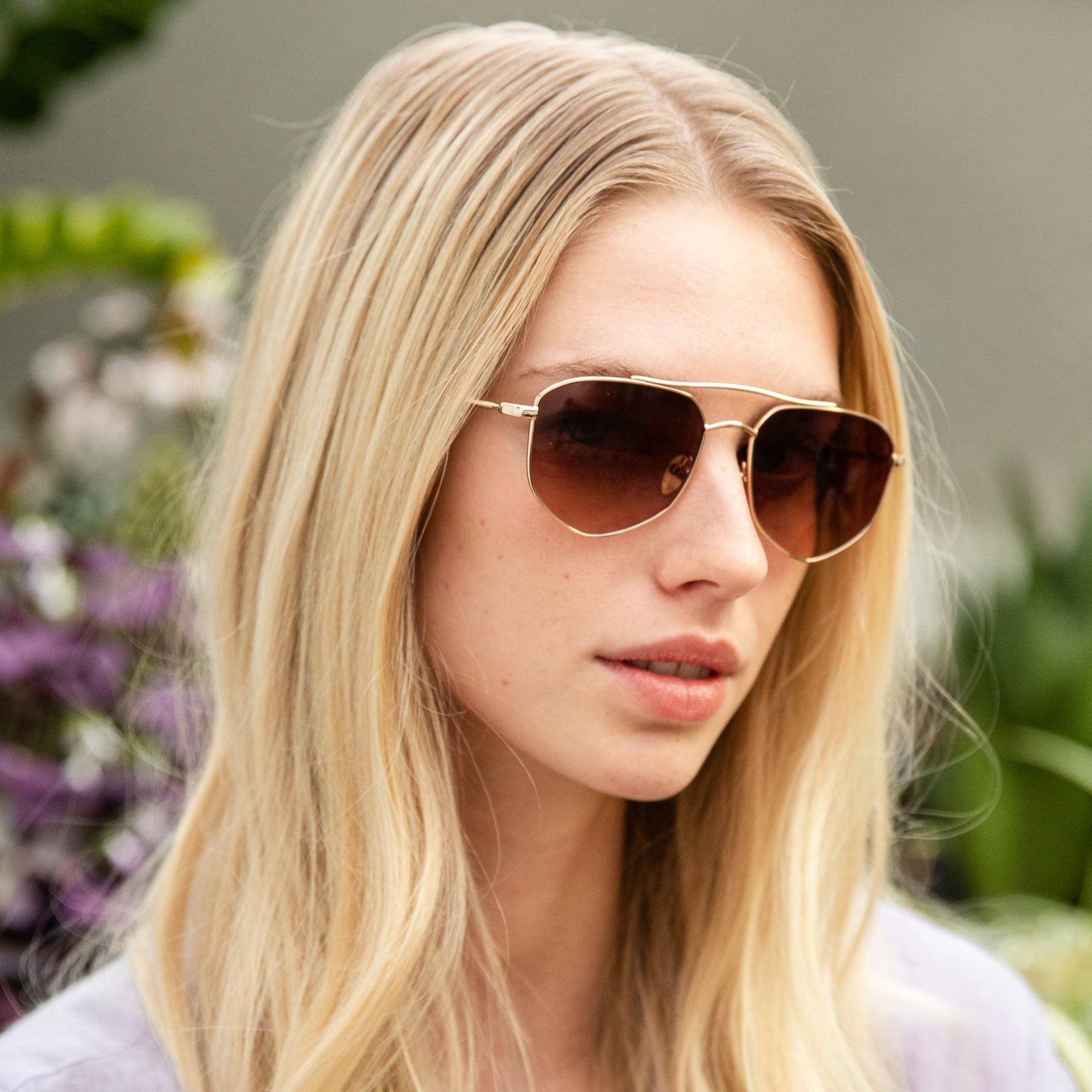 Sunday Somewhere IRIS sun161-GOL-sun Sunglasses Sunday Somewhere + Sunday Somewhere Ruben Sunglasses main image 2