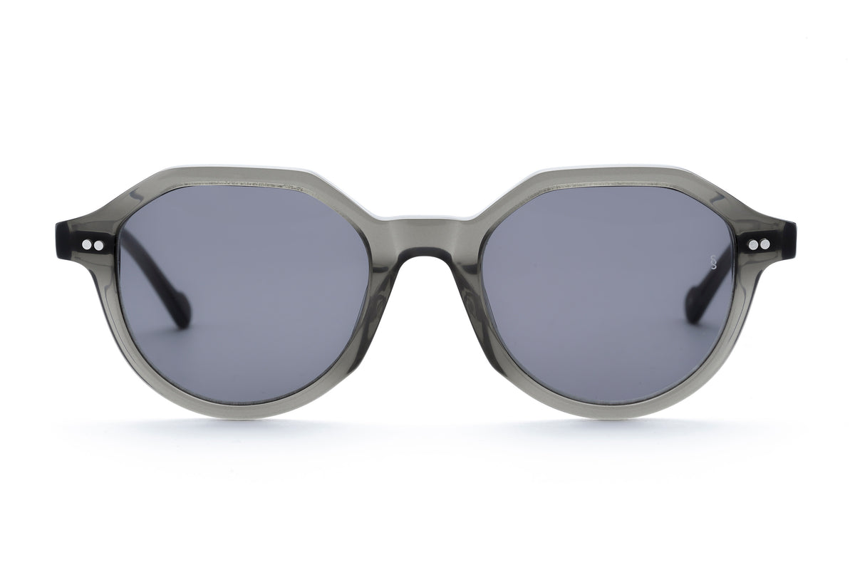 Steel Grey Sunglasses by Sunday Somewhere Buy Sunday Somewhere Sunglasses & Glasses Online - Shipped  main image 2