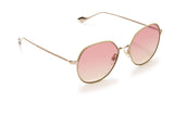 Sunday Somewhere Sedgwick Yellow Women's Metal Sunglasses 