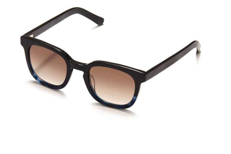 Sunday Somewhere Ubud in Blue Men's Square Acetate Sunglasses 