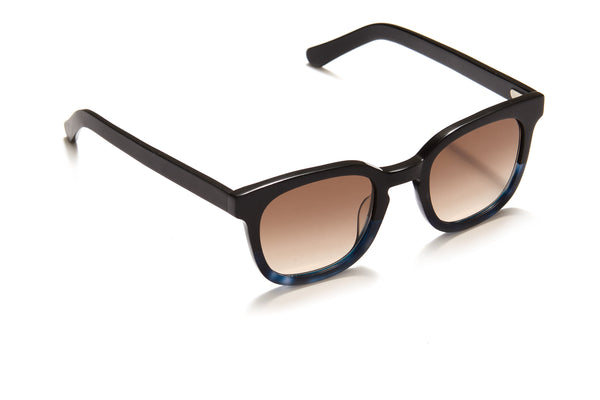 Sunday Somewhere Ubud in Blue Men's Square Acetate Sunglasses 