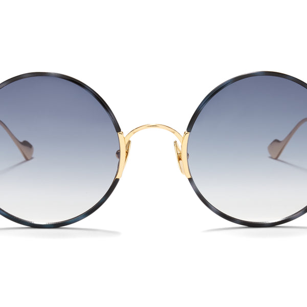 Yetti Duo Blue Tort | Unisex Round Sunglasses | Sunday 