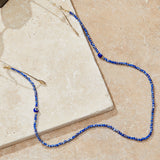 Evil Eye Chain in Dark Blue